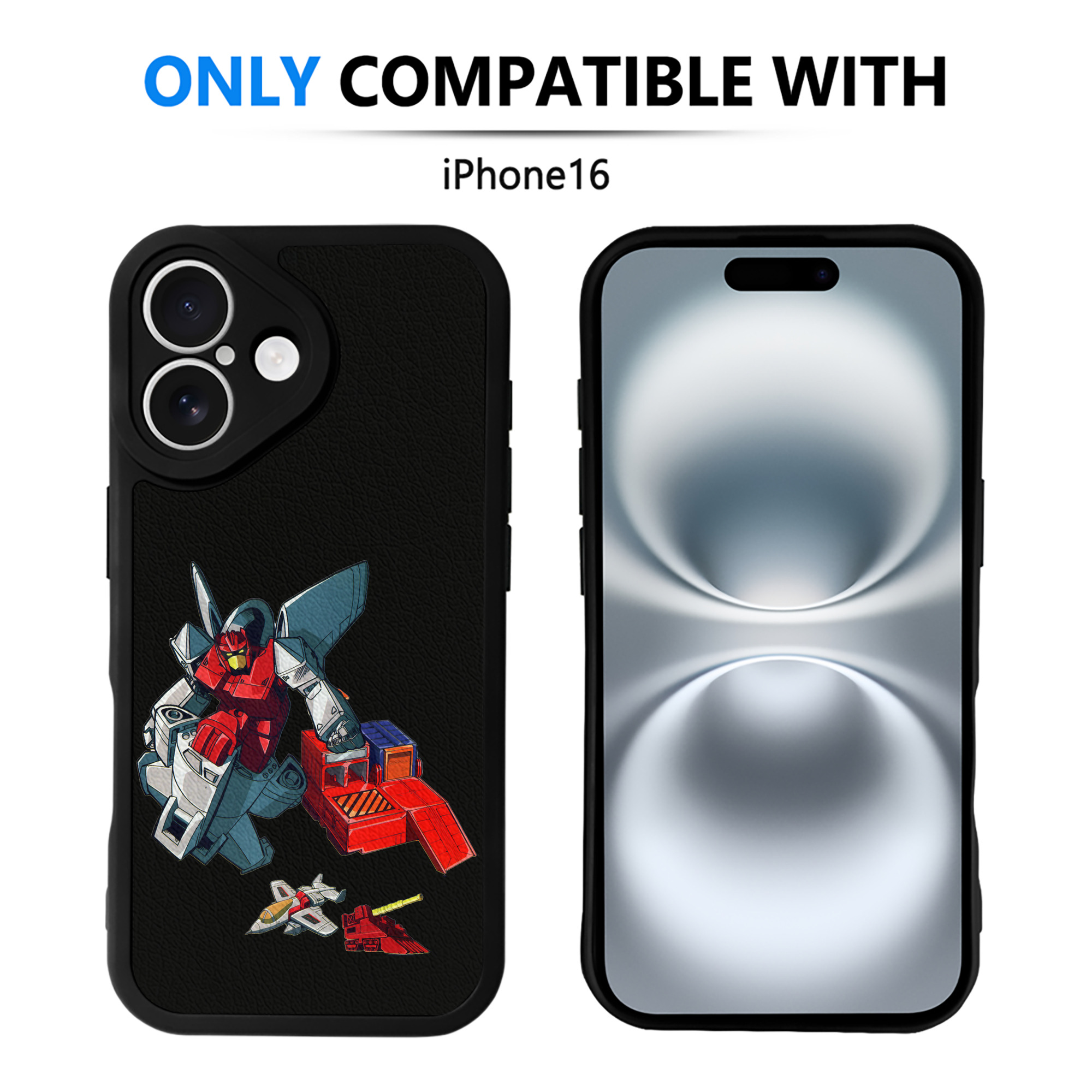 （画像用）  【iPhone 16シリーズ対応】シリコンスマホケース（レザー調） 材質：シリコン